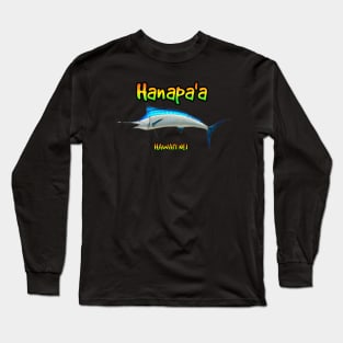 Hanapa'a fish on Hawaii Hawaiian Long Sleeve T-Shirt